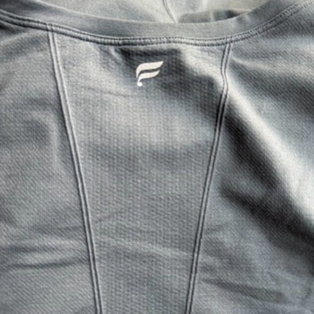 Fabletics Slate Blue Performance Short Sleeve Top… - image 3